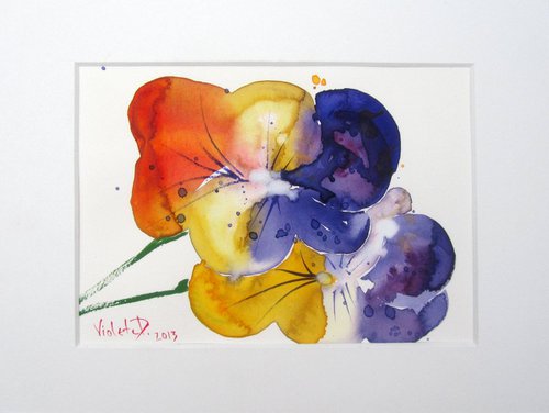 Spring Flower #1 by Violeta Damjanovic-Behrendt