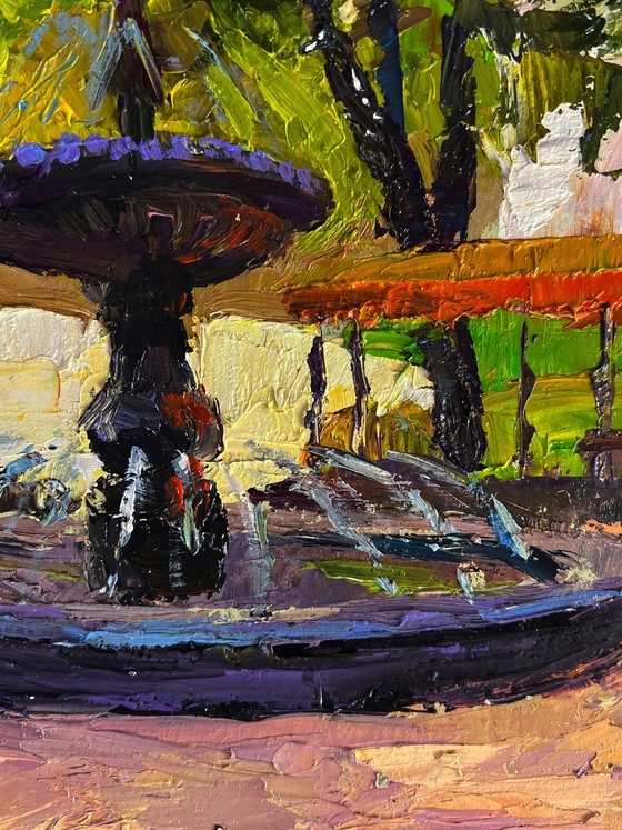 Fountain in the City Park