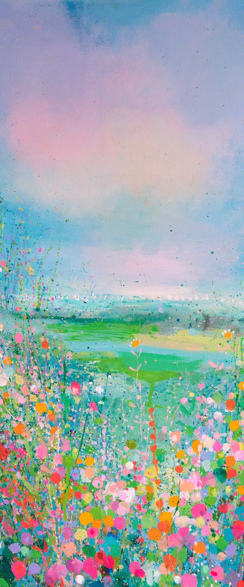 Flowers, Fields and the Sea by Sandy Dooley