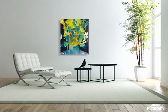 Floral Masked Portrait