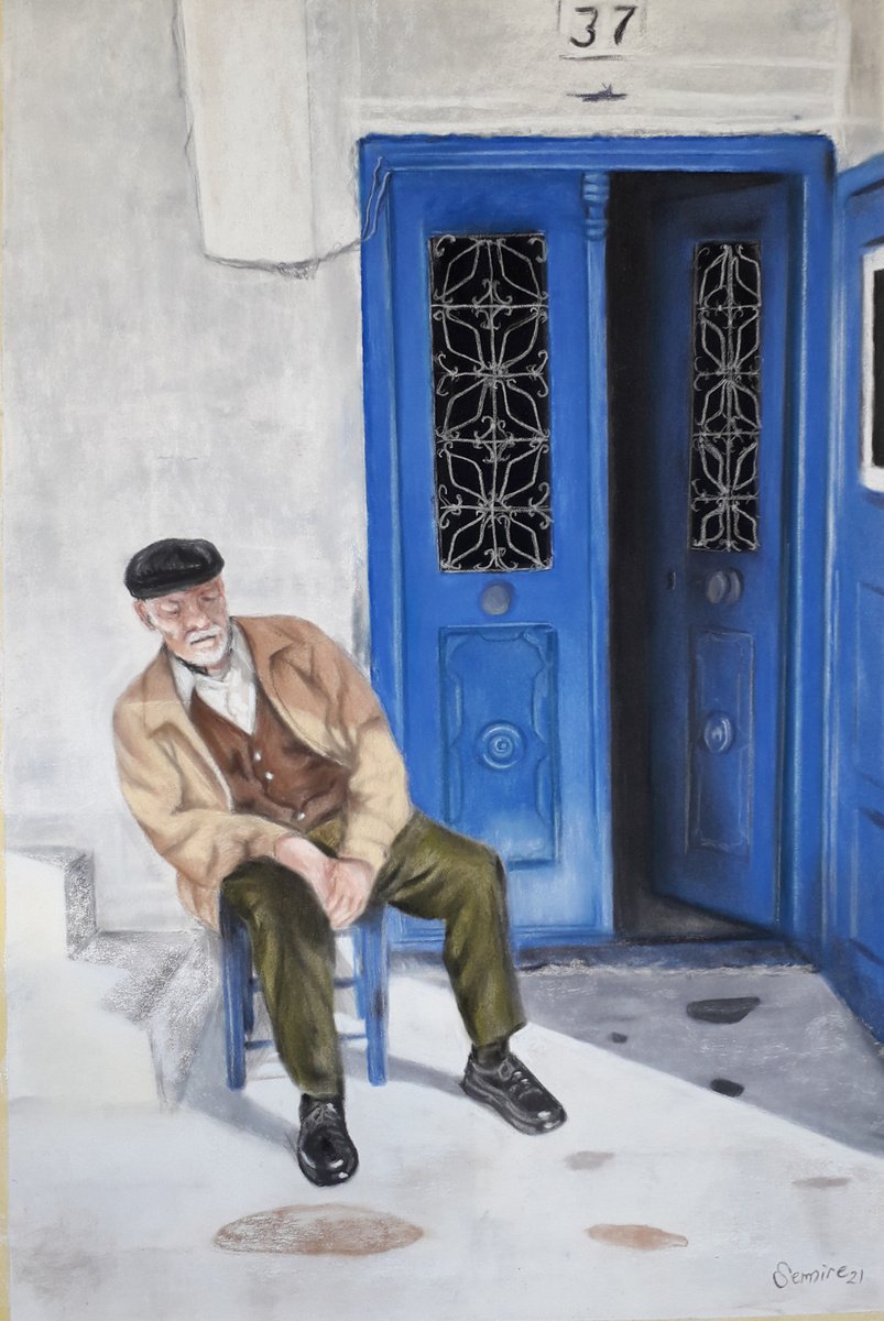 A SHORT NAP IN MYKONOS SUN by Semire Akyaz?