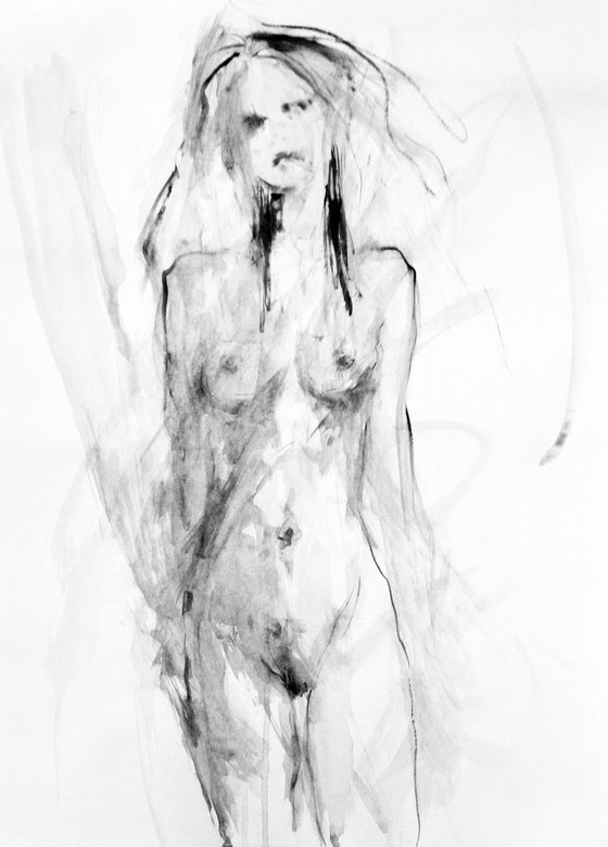 Statuesque nude