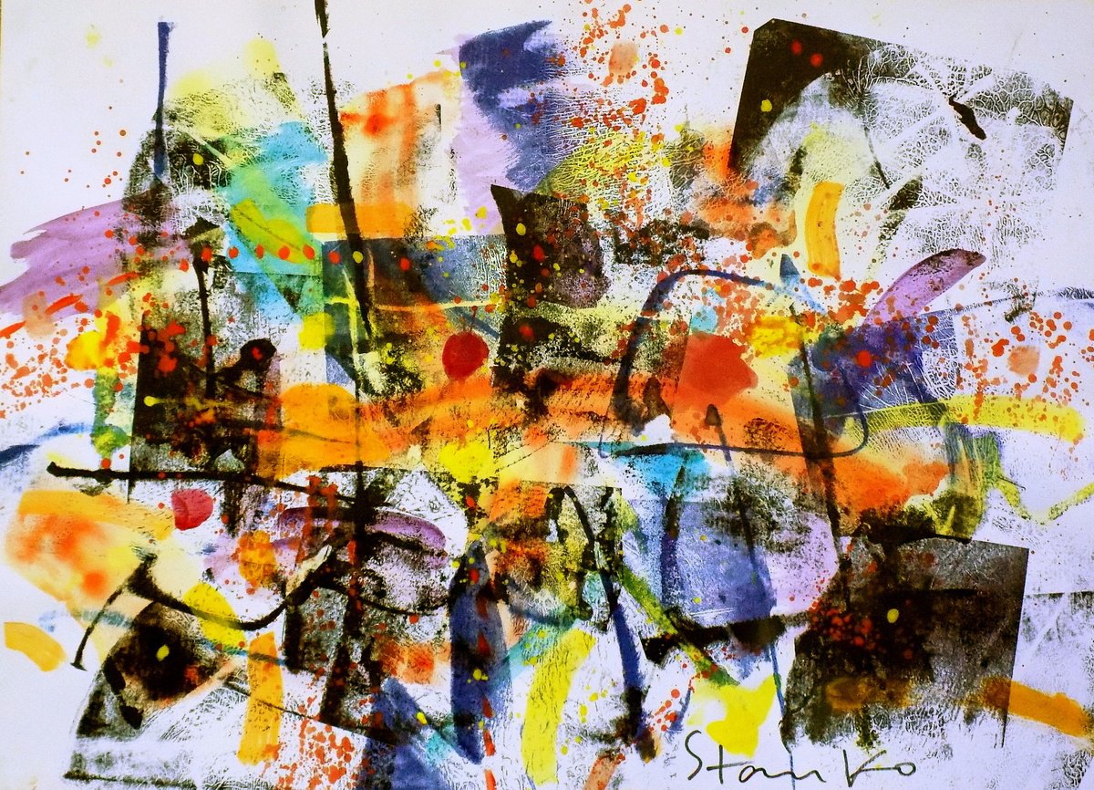 Abstract Landscape-Xx By Stanislav Bojankov, 28 X 20, Artwork For Sale On Artfinder