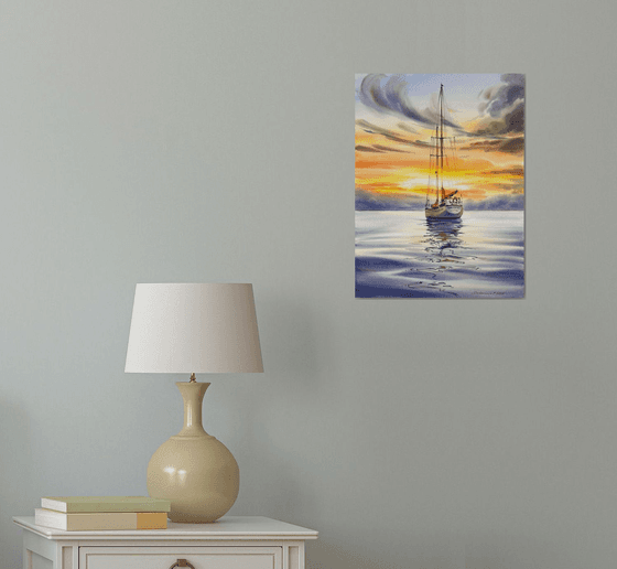 Golden hour on a yacht #2