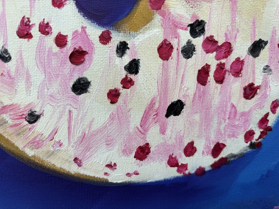 The donut. still life