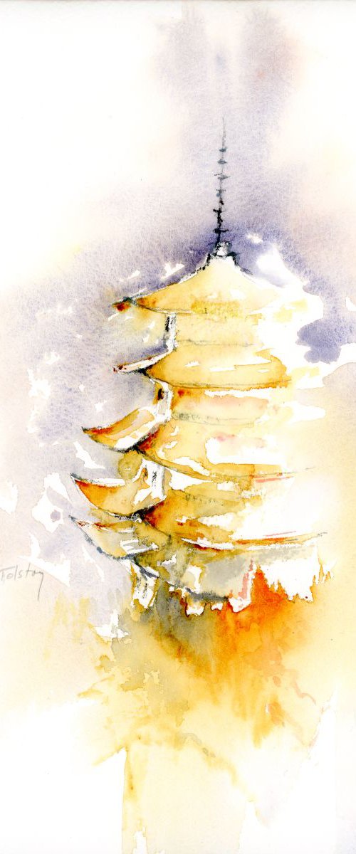 Pagoda by Alex Tolstoy