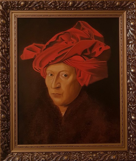 Man in red turban