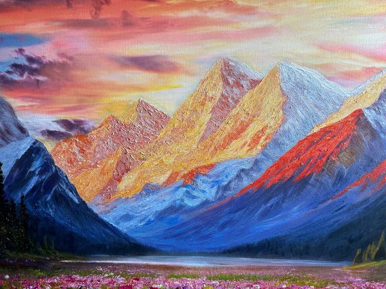 Radiance Of Love In Mountains