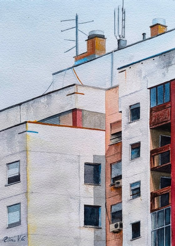 Rooftop stillness