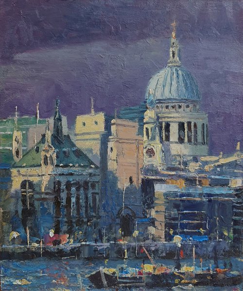 View of London with St Paul by Roberto Ponte