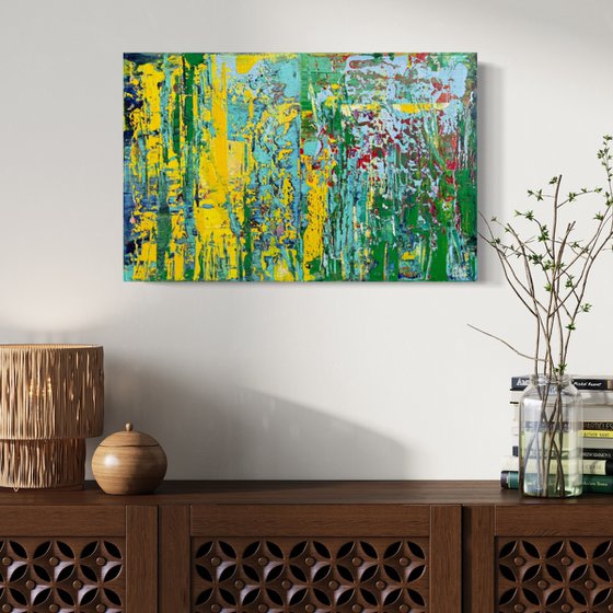 Through the elements. Diptych