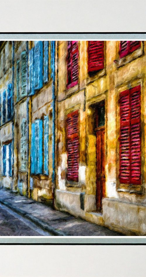 France Impressionist Street by Robin Clarke