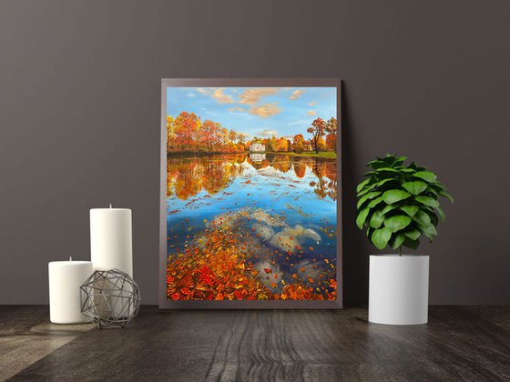 Gold Autumn, 50 х 60 cm, acrylic on canvas