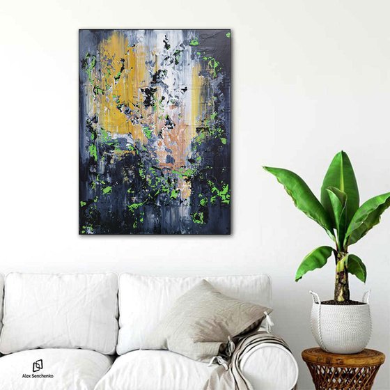 80x60cm. / abstract painting / Abstract 22143