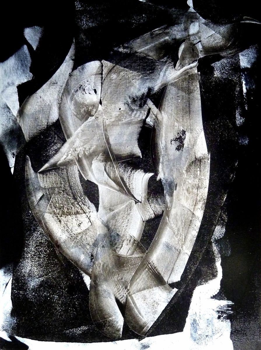 Expressive Abstract Acrylic Painting By Newel Hunter, 36 X 48", Noble Quest, Original Artwork