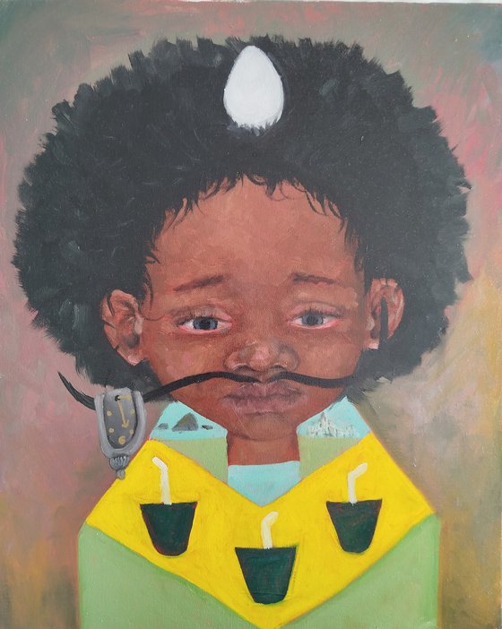 Black Dalí surrealist