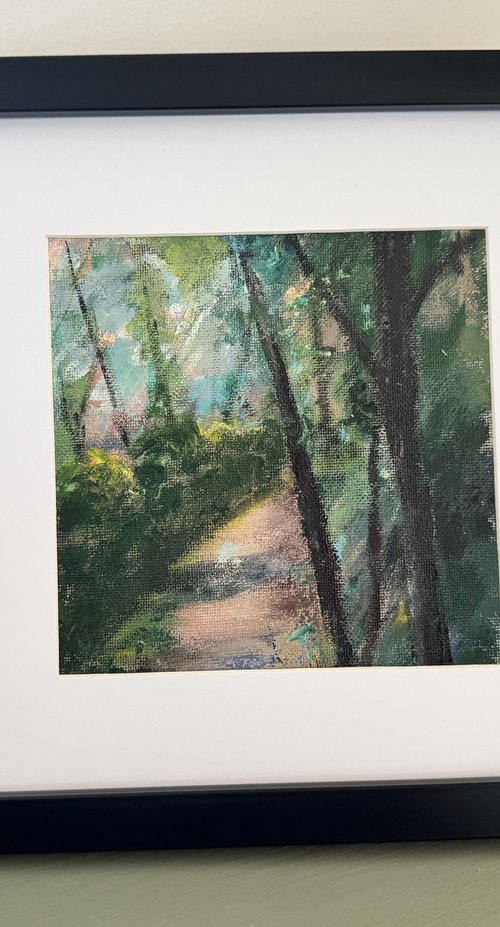 Bloomsbury lane trees by Teresa Tanner