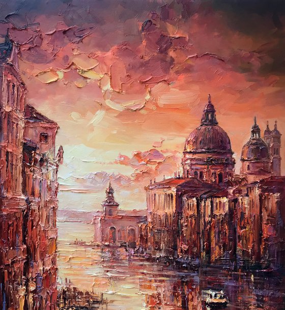 "Venice" original oil painting 70x50