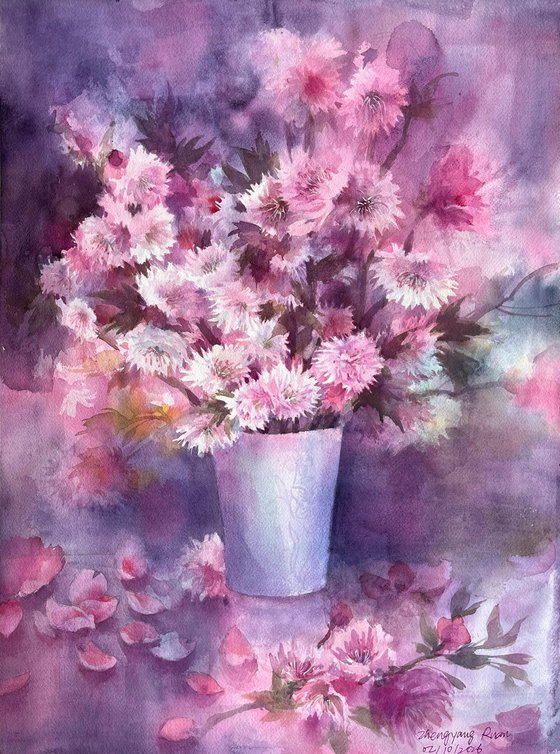 Spring comes with cherry blossom