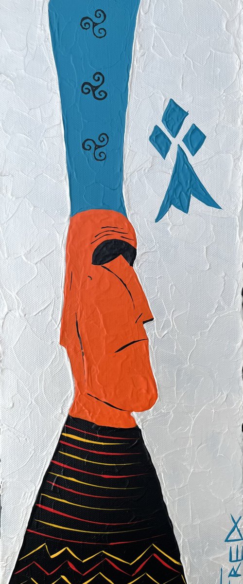 Moai Bigouden by Cadiou Frederic