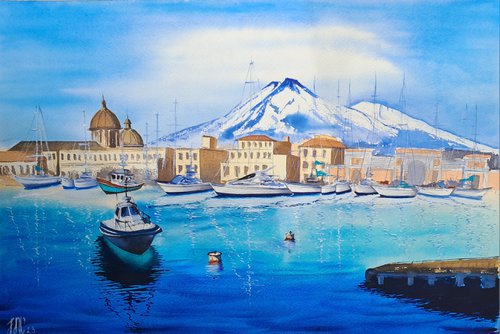 Porto di Catania Sicily by Yuliia Sharapova