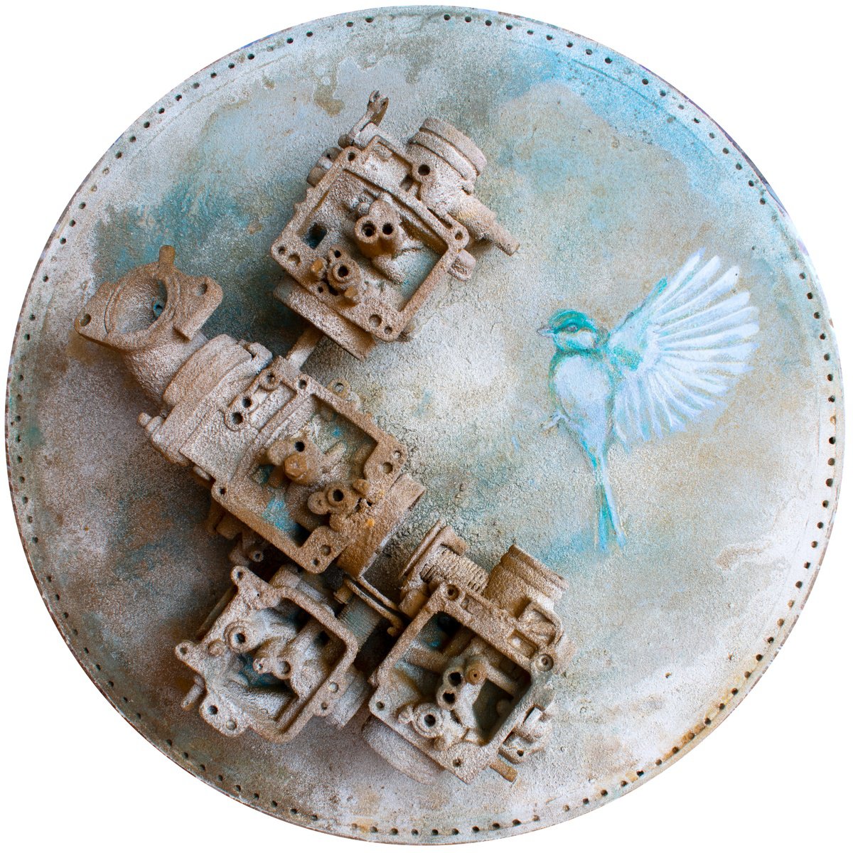 Expressive Sculpture , Il Nido N.21 By Milena Nicosia, 16 X 16, Artwork For Sale On Artfinder