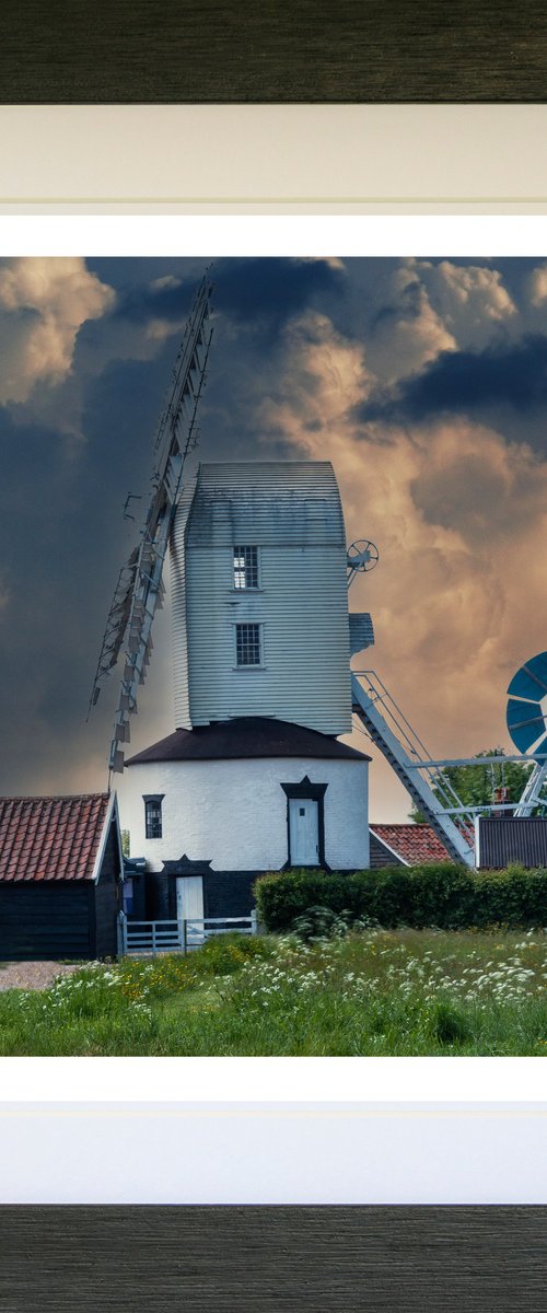 Saxtead Windmill Colour Framed by Michael McHugh