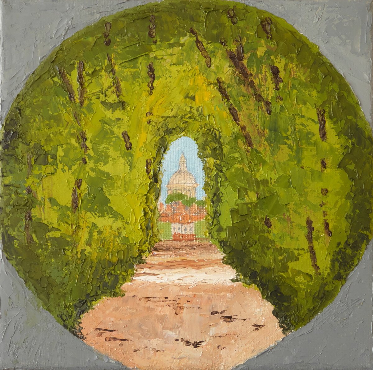 Aventine Keyhole, Rome By Maddalena Pacini, 8 X 8, Artwork For Sale On Artfinder