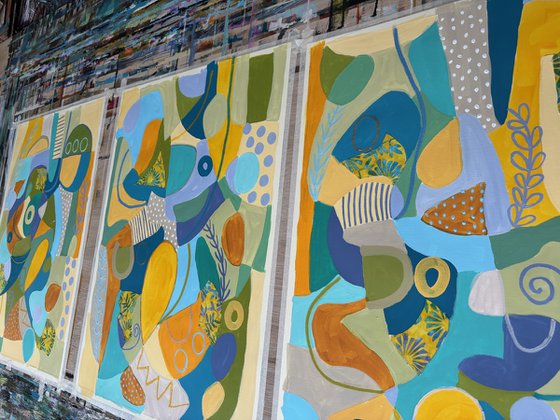 A Summer Day (Triptych)