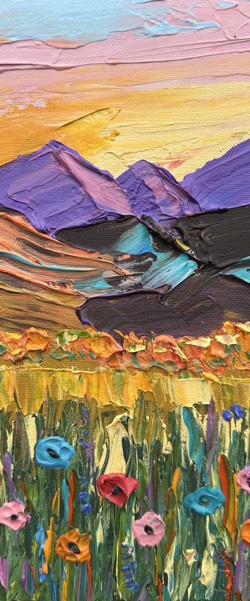 Desert landscape 4 by Guzaliya Xavier