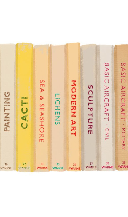 Yellow Observer book collection, limited-edition by Design Smith