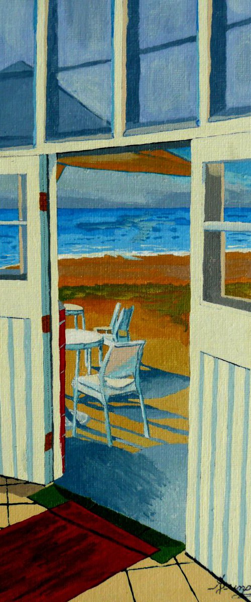 The Seaside Cafe by Dunphy Fine Art