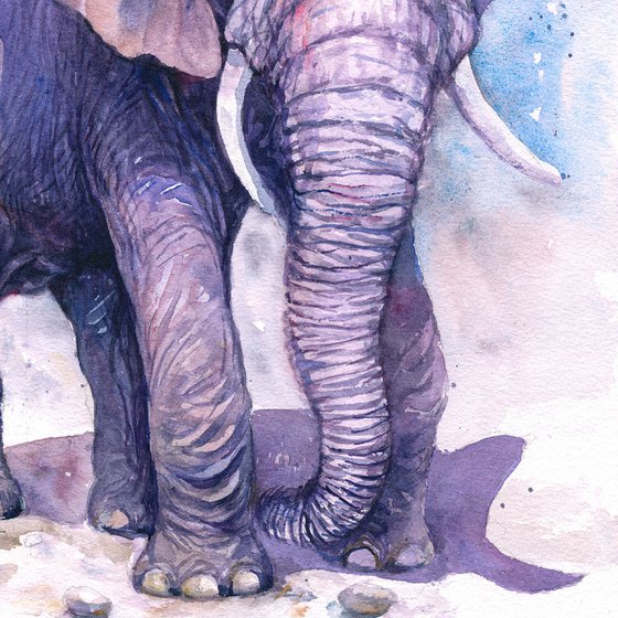 Purple Prince_ the Elephant