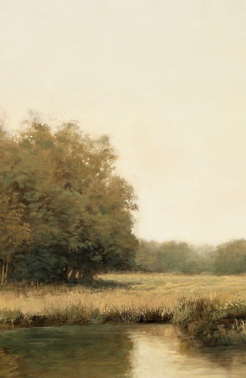 Autumn River Bank 251116 by Don Bishop