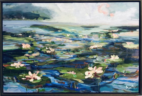 Misty Morning Lilies