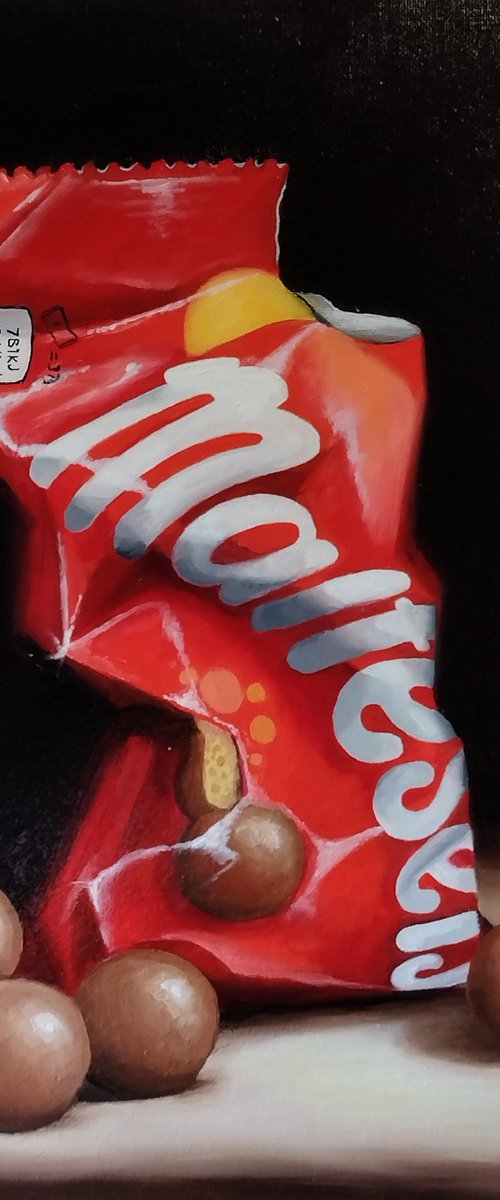 Maltesers  #4 still life by Jane Palmer Art
