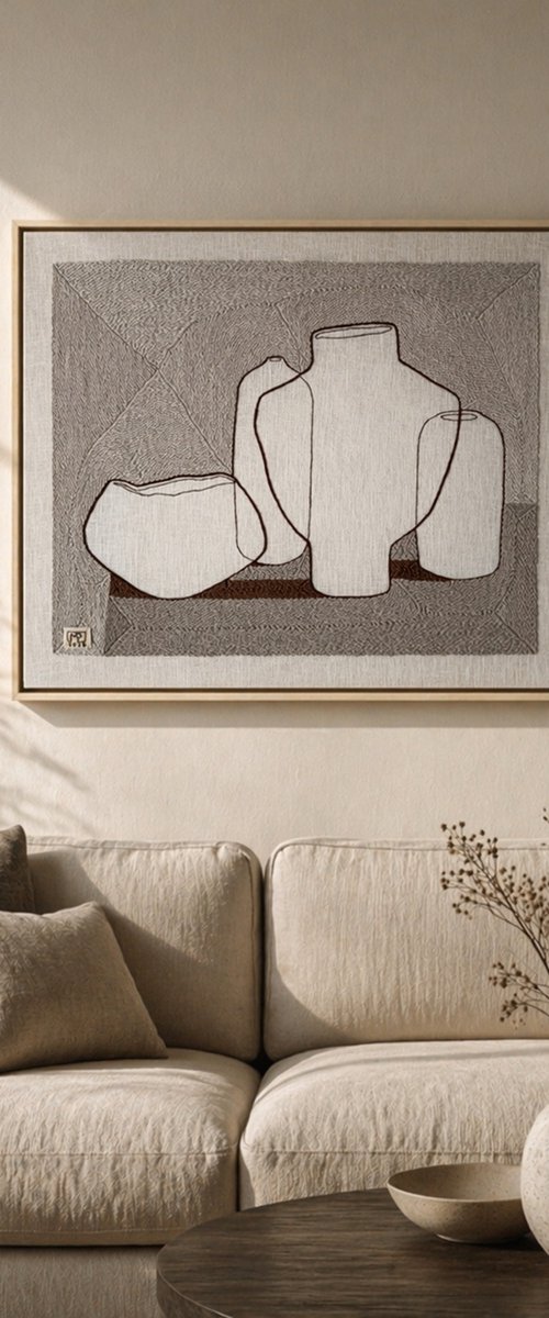 Vase Composition III’26 by Milena Paladino