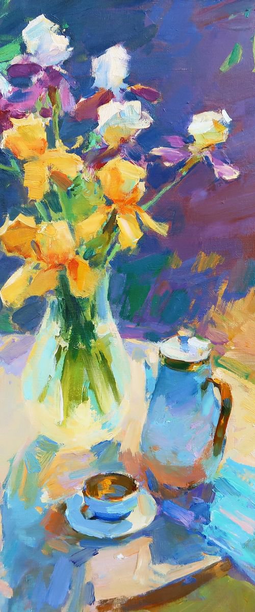 Bouquet of Irises by Aleksandr  Kryushyn