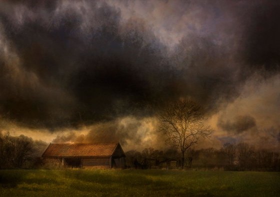 Storm Clouds over the Barn