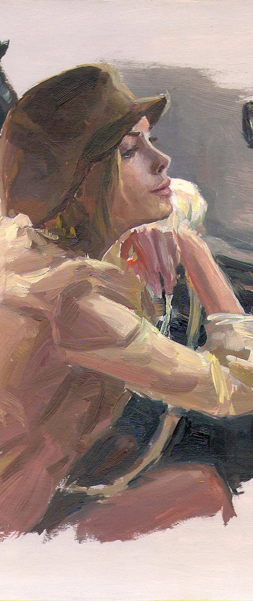 In front of the mirror by Vachagan Manukyan