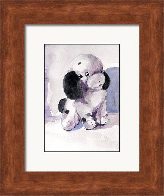 Still life of Dalmatian puppy Soft Toy 11