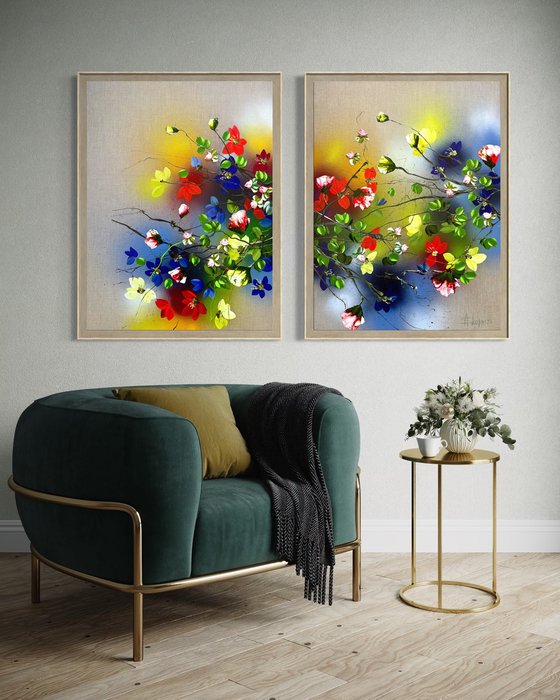 Light Field - Diptych