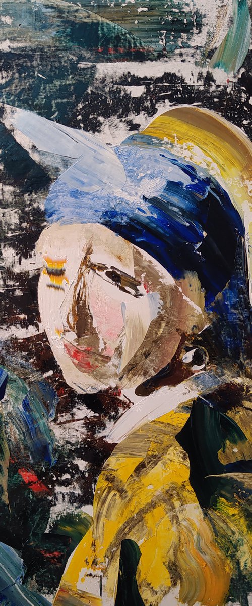 Girl with a Pearl Earring by Dorin Nebunu