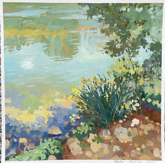 The shore of the Orb river
