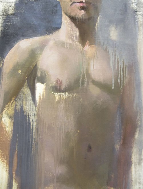 Male nude 2 by Yuri Pysar