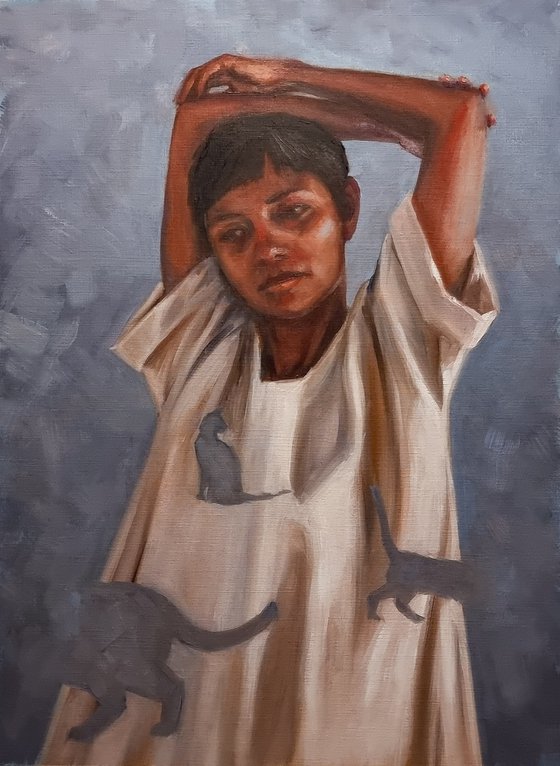 Oil portrait study 0324-004