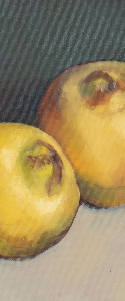 Two quinces by Katsiaryna Ozdemir