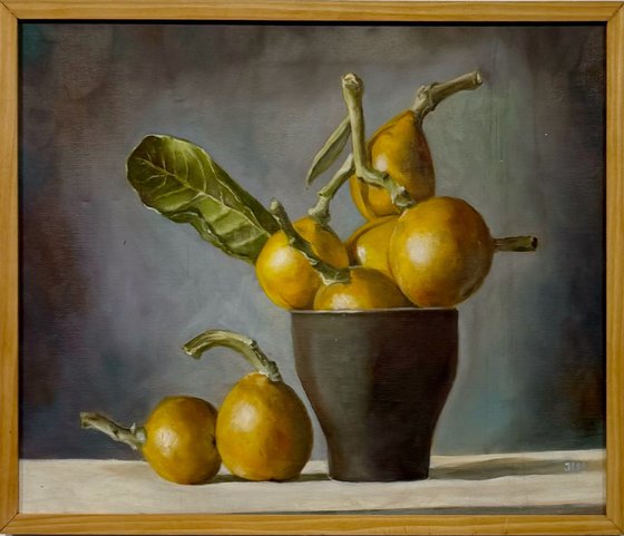 Still Life with Loquats