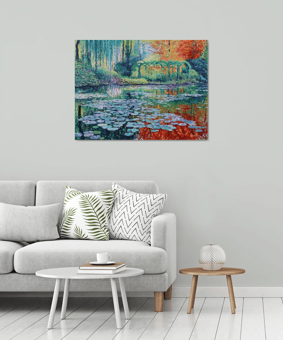 Lily Pond Reflections