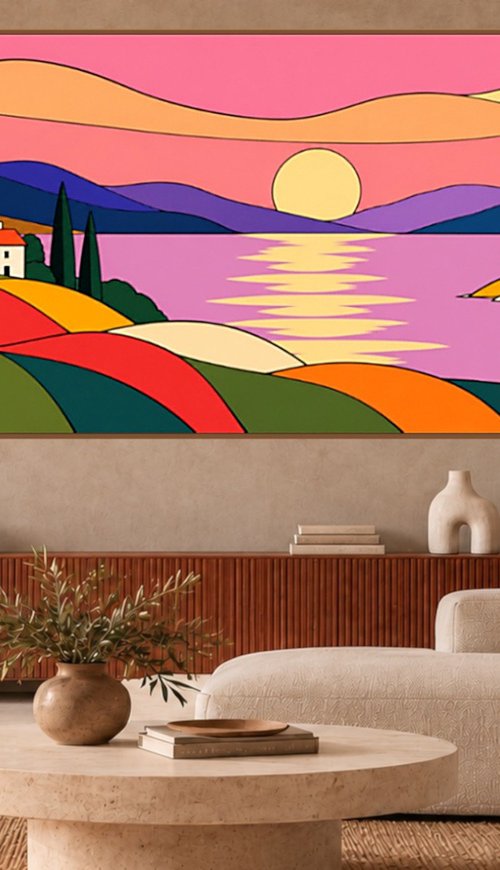 Mediterranean Landscape #44 by Marina Krylova